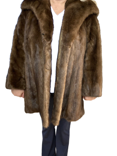 Manteau de fourrure de vison vintage Lunaraine - Photo 1 sur 7