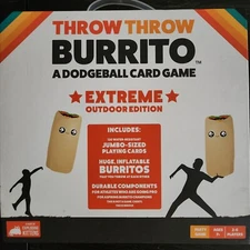 Throw Throw Burrito: Extreme Outdoor Edition A Dodgeball Card Game New Open Box