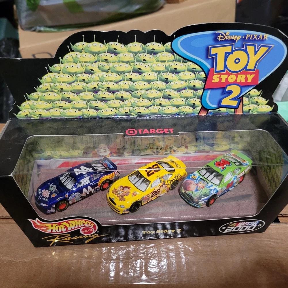 Hot Wheels 2000 Toy Story 2 NASCAR 3 Car Set Target Disney 1 64