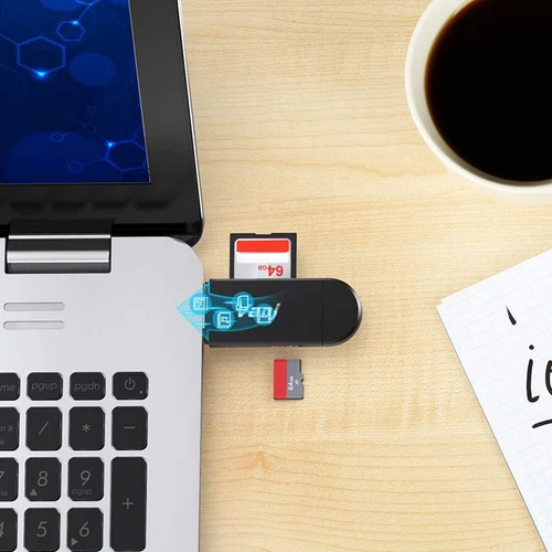 USB-C SD Card Reader Micro USB OTG USB 2.0 Adapter Android iPhone Tablet PC - Picture 8 of 12