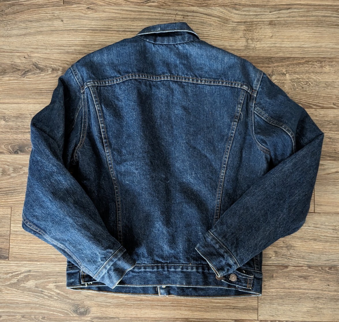 VTG Levis Medium Wash Blanket Lined Troy Mills Denim Made VTG Levis Medium Wash Blanket Lined Troy Mills Denim Made