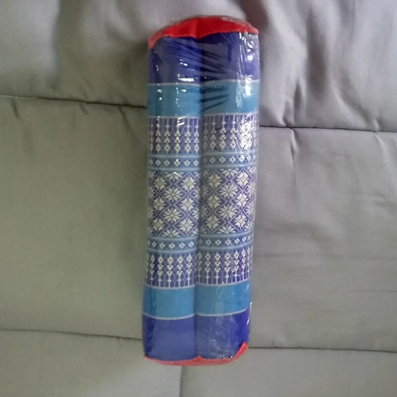 Almofada de algodão tailandês almofada ioga encosto de cabeça meditação KAPOK 100% preenchida  - Imagem 4 de 4