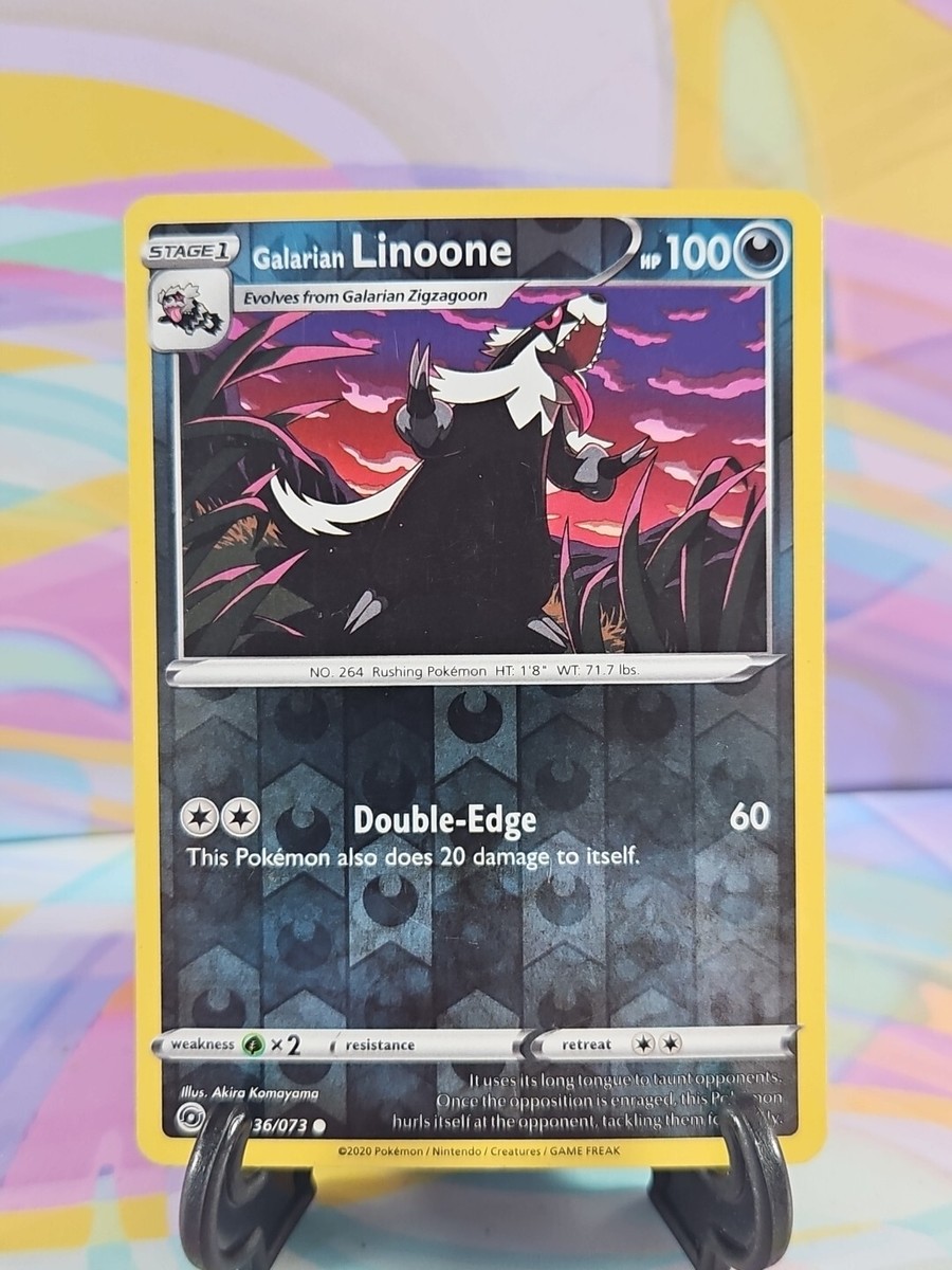galarian linoone pokemon card SV079/SV122 | Rare Holo Weakness Grass ×2 Resistance None None Retreat Cost Galarian Linoone Uncommon · Fantastical