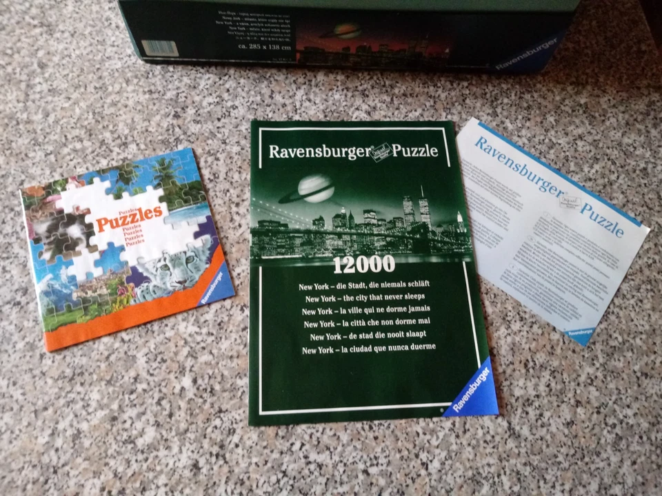 Jigsaw Ravensburger Puzzle 12000 pezzi pieces panorama 1998 New York - Immagine 4 di 4