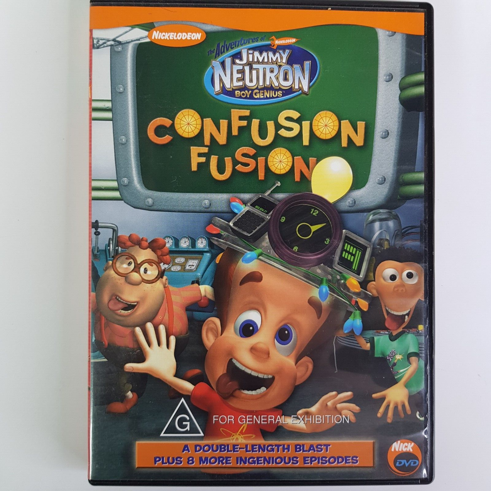 Jimmy Neutron Boy Genius Confusion Fusion DVD Nickelodeon Cartoon TV ...