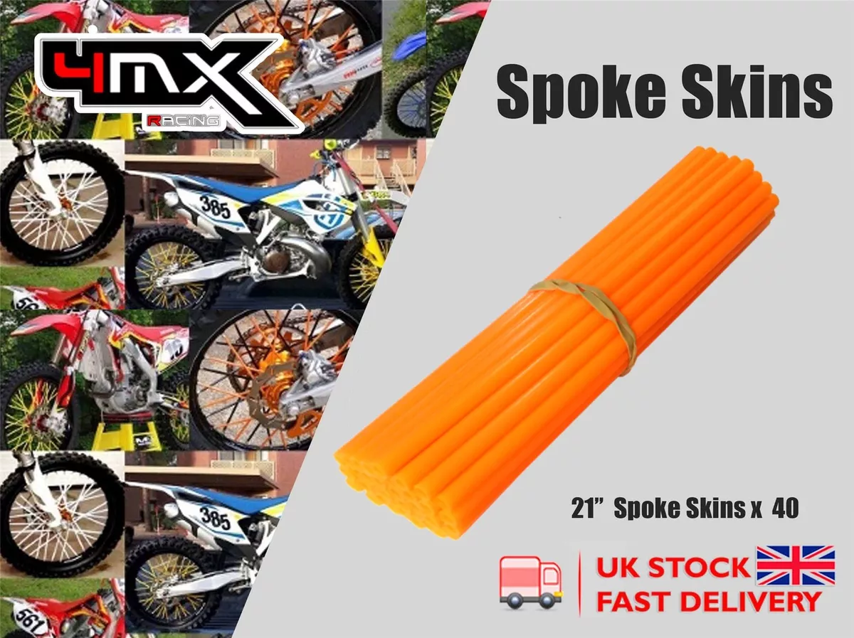 Wheel Spoke Protectors Neon Orange 21