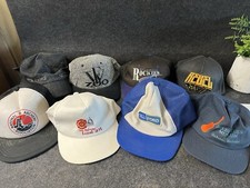 Vintage Hat Lot Random Used Mix Variety 90s Caps Rockies Ford Rebel8 Kangol