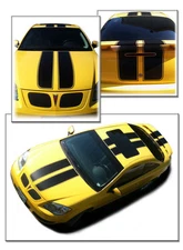 Chevrolet Cobalt & Pontiac G5 Coupe Double Rally Stripes Decals (Choose Color)