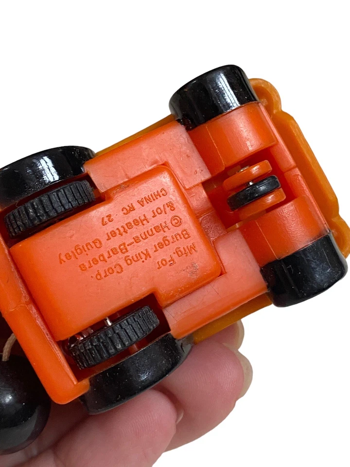 Vtg Magilla Gorilla Wacky Orange Race Car Toy 1997 Pull String Top Cat Figure - Image 4 of 4