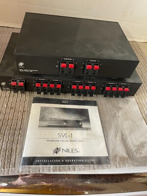Niles Audio SVL-1 Tabletop Speaker Level Volume Control Box Nice Condition Works
