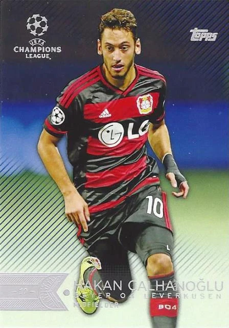 2015-16 Topps UEFA Champions League Showcase Base Card Blue Parallel (101-200) - Image 3 of 4