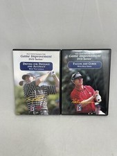 PGA Tour Game Improvement 2 DVDs Lot Driving Distance Faults Cures Irwin Lehman