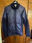 Athleta Cozy Insulated Rock Creek Jacket Women's Size M Navy Quilted NICE!!