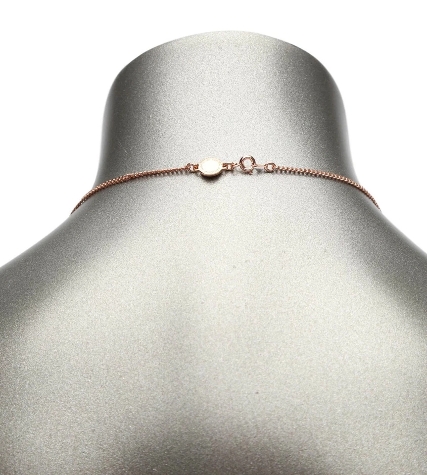 Marc By Marc Jacobs Rose Gold Pink Stone Necklace W1031 - Image 4 of 4