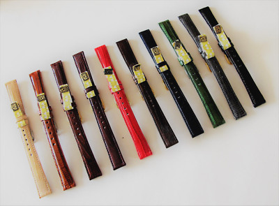 Echt TEJU EIDECHSE Leder Armband -14mm - div. Farben - watchband - Lizard - NEU!