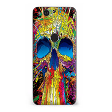 Google Pixel 2 Skins Decal Wrap colorful skull 1