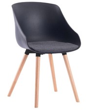 Elias Visitor Meeting Room Office Chair Black Fabric Reception Seat Graded 95%