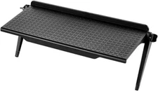 TV Computer Screen Caddy Top Shelf Desktop Stand Adjustable Storage Rack Bracket