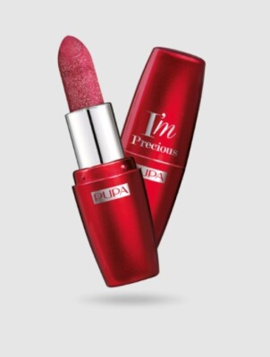 PUPA Milano I'm Precious Lippenstift 3,5g - schimmernder Effekt - #002 gewagter Rubin