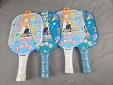 Franklin Sports Youth Paddle Graphic Polymer Fiberglass Racquet Sports Fun Lot 4