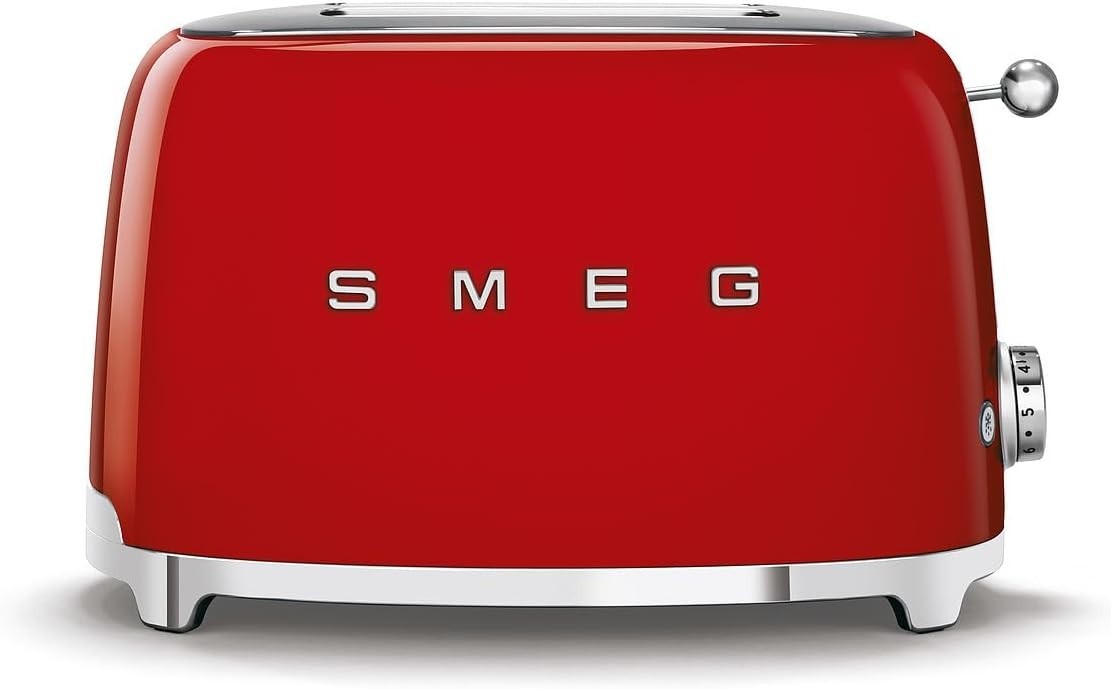 Smeg Rosso Tostapane 50'S Style – Lucido 2X2 – Tsf01rdeu - Immagine 4