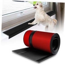 Dog Cat Scratching Window Sill Protector, Self-Adhesive Anti-Scratch 1m Black