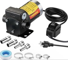 3.7GPM 110V AC Self-Priming Gasoline Fuel Diesel Oil Transfer Pump w/ Reverse