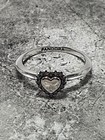 Pandora Sparkling Heart Ring Size 54 Used