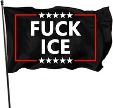 F3ck ICE Protest & Resist Support Immigrants Abolish Flag, 3X5 Feet Banner Flag
