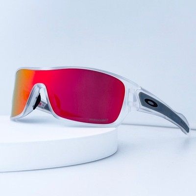Oakley Turbine Rotor OO9307 Sunglasses Clear Frame Red Mirror Lens New