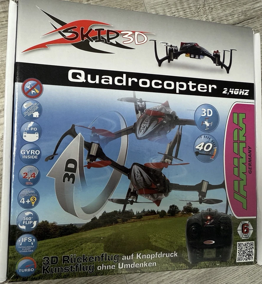 Jamara Skip 3D Quadrocopter Drohne Kunstflug 2,4 GHz - Bild 2 von 4