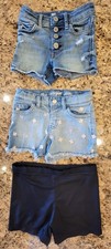Girls Shorts   Size 5 3 pair - I combine shipping               