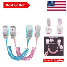 Secure  Comfortable Anti-Lost Child Wrist Link   8.2ft, Pack of 2