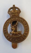 Army Cap Badge - Hertfordshire Regiment