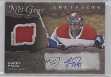 2021-22 Upper Deck Artifacts Net Gear Auto 3/25 Carey Price #NG-CP Auto 0x40