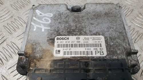 OPEL ASTRA G Estate F35 Motorsteuergerät ECU 0281010267 2.00 Diesel 13951349