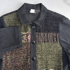 VTG First Option Jacket Women  s Size Large Made In USA Moleskin Chenille Woven