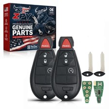 2x New Fobik For Chrysler Town Country For Dodge 2011 - 2016 Iyz-c01c 433mhz