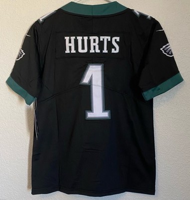 YOUTH PHILADELPHIA EAGLES Jalen Hurts #1 Stitched Jersey SZ Medium (10/12) NWT  