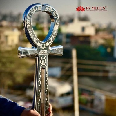 Ankh Key of Life Tuning Fork 324Hz / 639Hz Dual Frequency Healing Fork, Heart