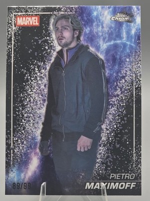 Pietro Maximoff Snap Variation /99 2025 Topps Marvel Studios Chrome