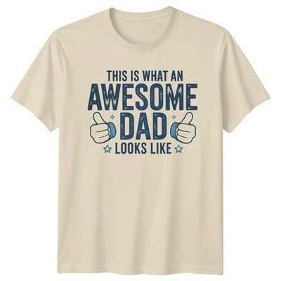 This Is What An Awesome Herren T-Shirt Baseball Papa Vaterschaft Vatertag