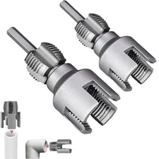 External & Internal Pipe Threading Tool Water Pipe Drill Bit 1/2'' 3/4'' Opener