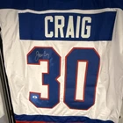 Jim Craig Team USA #30 Signed Hockey Jersey, Beckett BAS Authenticated