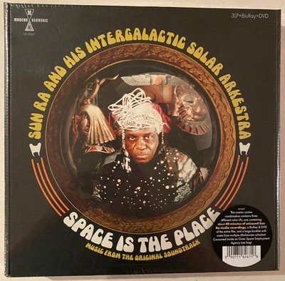 SUN RA Space Is the Place SEALED DVD + BlueRay + 3 x COLORED VINYL LPs Box Set