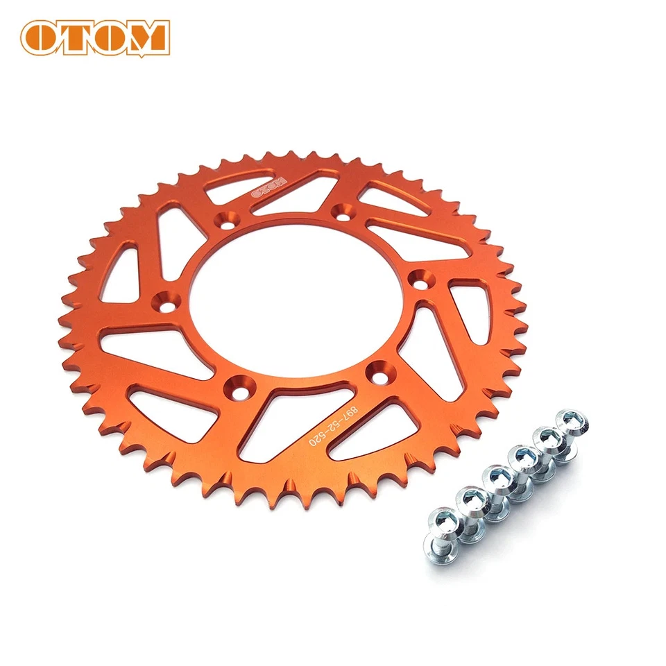 Cadena de piñón trasero para motocicleta 520-52T para KTM SX SXF XC XCF XCW EXC HUSQVARNA Foto 3 de 4