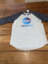 NASA - I Need My Space T-Shirt Vintage Youth Size XL New 3/4 Sleeve Shirt. D2