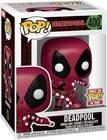 Funko Pop Deadpool Holiday Christmas #400 Candy Cane Pop Marvel, Damaged Box