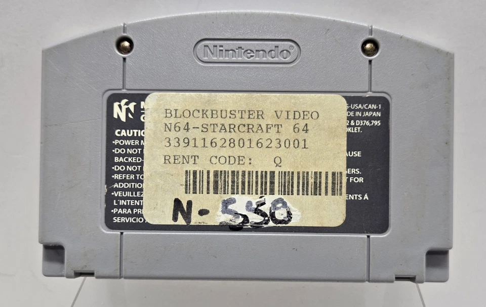 StarCraft 64 (Nintendo 64, 2000) Tested Former Blockbuster Rental - Image 2 of 4