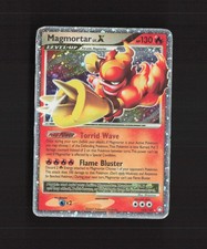 Magmortar LV.X 123/123 Mysterious Treasures Ultra Rare Holo Pokemon Card DMG on eBay